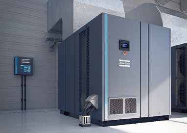 50~60Hz Oil Injected Rotary Screw Variable Compressor Aluminum Alloy Material 0