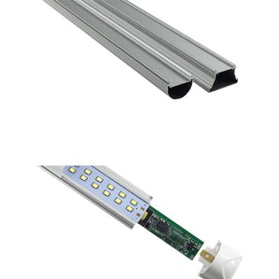 China Residential LED Linear Light 4ft Tube Double Row 18W 2000lm THD for sale