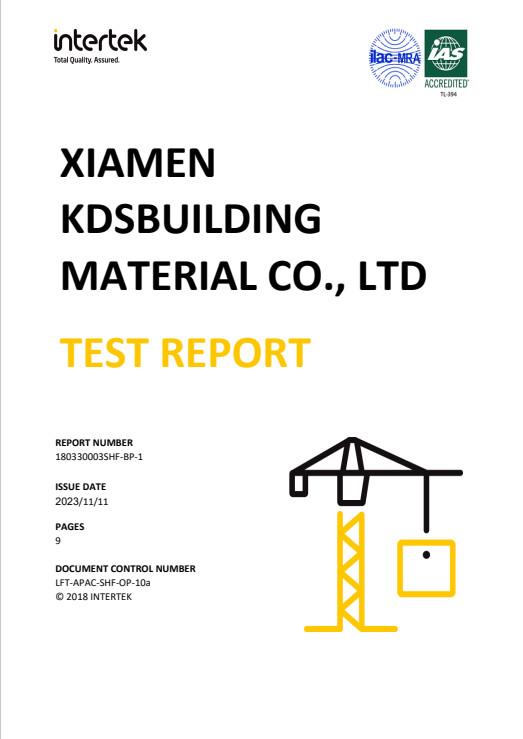 AS2047 - Xiamen Kdsbuilding Material Co., Ltd.