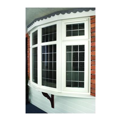 China American Style Upvc Windows Double Glaze Pvc Window With Security Grill Film House Windows for sale