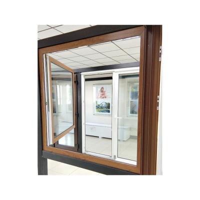 China Sound Insulation UPVC Casement Window Apartment Glass Windows for sale