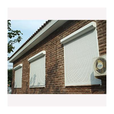 China Aluminium Roll Down Security Shutter Electric Control Ventilation Blind For Bathroom for sale