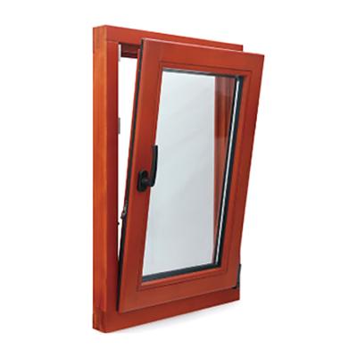China Double Glass Tilt And Turn Wood Windows Soundproof Waterproof With NFRC for sale