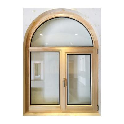 China German Style Solid Wood Window Soundproof Tilt And Turn Windows for sale