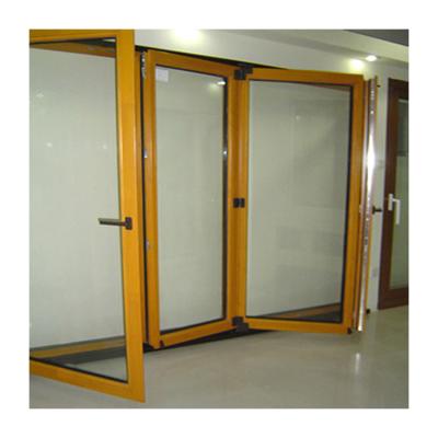 China Solid Core Wood Exterior Double Doors Push And Pull French Style Waterproof for sale