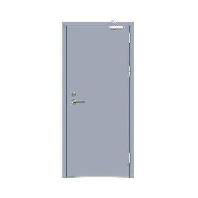 China KDSBuilding Commercial Fire Rated Apartment Main Gate Design Stainless Steel Door With Push Bar for sale