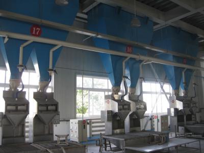 China Cadena de producción detergente de alta velocidad del polvo con el interfaz multi de la lengua en venta
