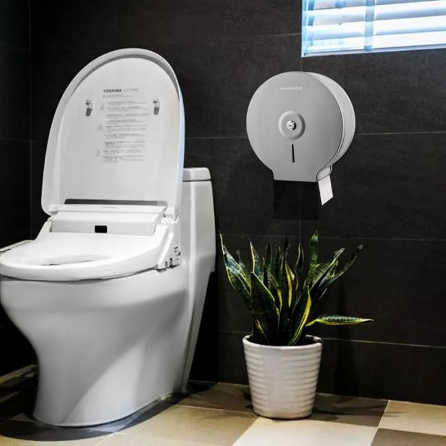 Jumbo Bath Tissue Roll Dispenser Jumbo Bath Tissue Roll Dispenser