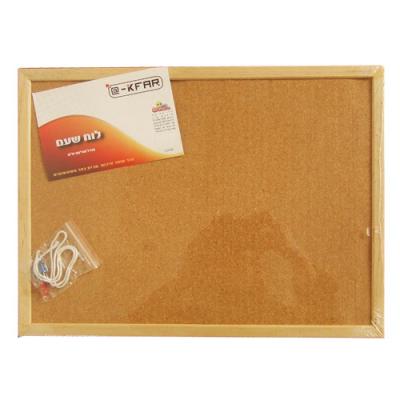 China Hot nature cork memo board with wooden frame for sale