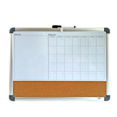 China Hot Sale Combination Cork Board and white board with Aluminum Frame combo Board for sale