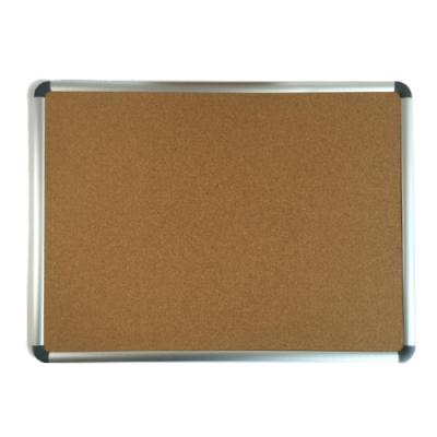 China Cork Board with Aluminum frame, ABS corner for sale