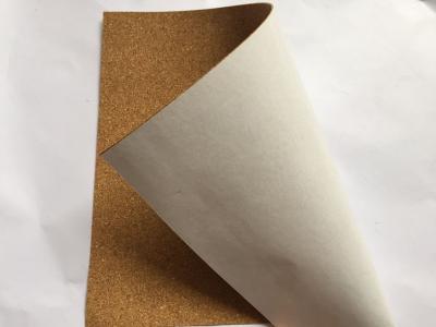 China Good Quality Cork sheet with adhesive backer for hand craft usage for sale