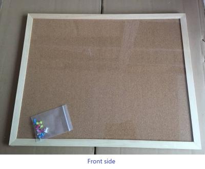 China 16‘’x20'' Wholesale Cork Board Memo Board with Pine Fame For Office Use for sale