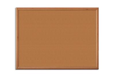China Factory Wholesale Price 60x40cm Framed Cork Memo Board  For School Use at Nature Cork Color for sale
