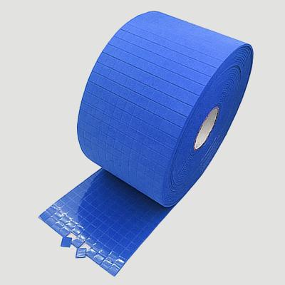 China Factory Wholesale 16x16x3MM Blue EVA Rubber Separator Shipping Pads On Rolls for Glass Protection for sale
