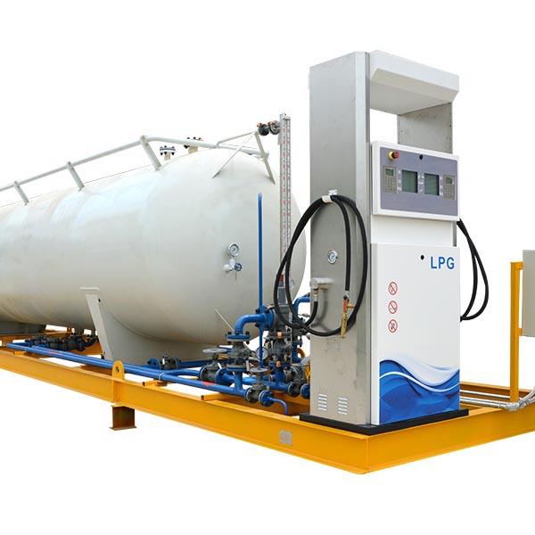 50000 Liter LPG Skid Filling Statio