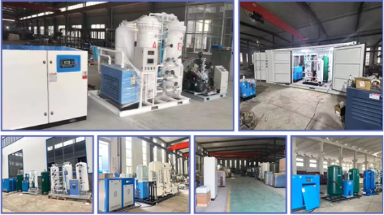 PSA Nitrogen Generator Machine - Side View