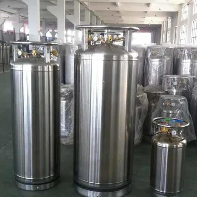 Gas LNG Cryogenic Dewar Cylinder Nitrogen Storage Cylinder Tank Price
