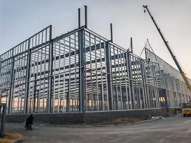 Manufacture Price Prefabricated Building Steel Structure Frame Customizable Color Warehouse Construction 2