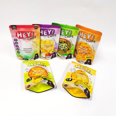 China Custom Printed Ziplockstand Up Food Pouches Snack Packaging Bag for sale
