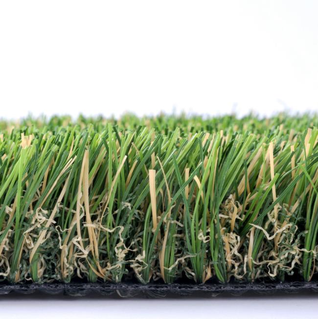 Close-up view of 45mm non-directional artificial turf showing natural grass-like texture