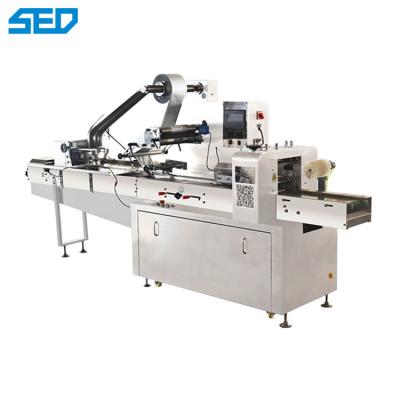China SED-250P Pillow Flow Clip Bread Automatic Packing Machine 220V 60HZ Automatic Packing Machine Power Supply  Touch Screen for sale