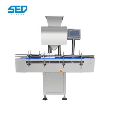 China SED-8S 20-30 Bottles Per Minute Channel Stainless Steel Capsule Counting Machine for sale