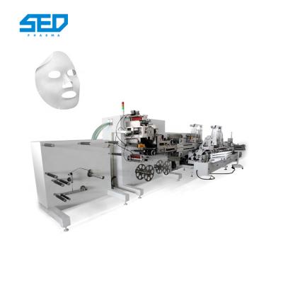 China SED-400MZ 50-60 bags/Minute Facial Mask Packing 380V Automatic Packing Machine 2layers for sale