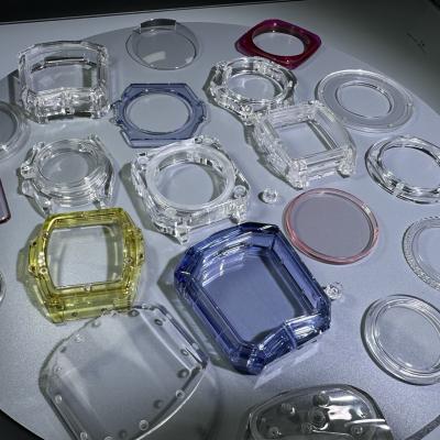 中国 オーダーメイド ETA サファイア 透明 赤 黄 青 ピンク 時計 ケース カバー バックグラス 販売のため