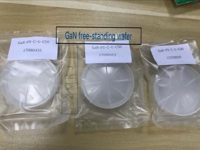 China HVPE Gallium Nitride GaN Wafer , Gan Chip Free Standing 10 x 10 mm Size for sale
