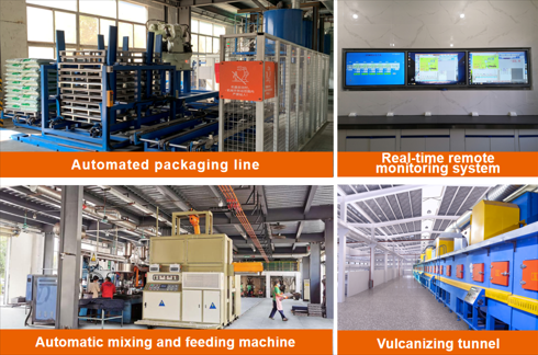 Modern manufacturing facility and production equipment