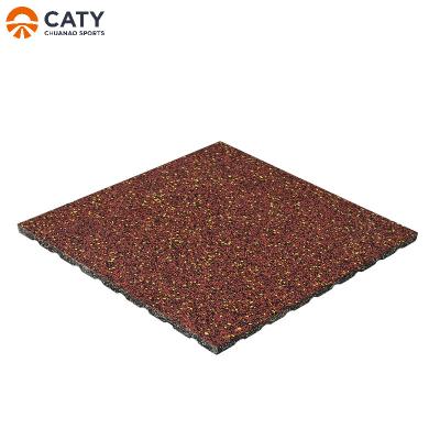 China Practical Rubber Fitness Mat Soundproof , Anti Slip Gym Flooring For Garage for sale