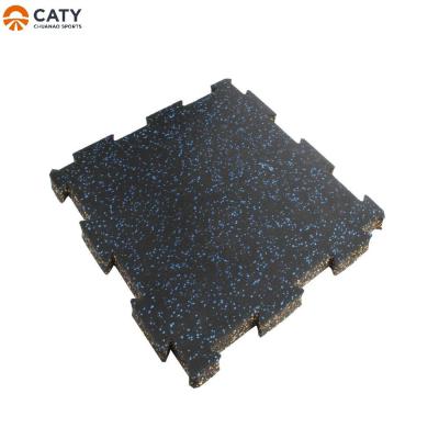 China Indoor Smooth Rubber Tiles For Home Gym Waterproof Anti Fatigue for sale