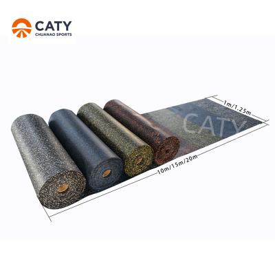 China 1mx10m Commercial Gym Floor Rolls , Soundproof Commercial Gym Carpet for sale