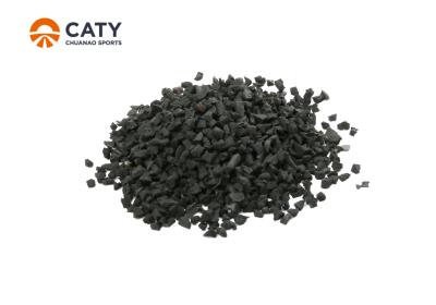 China black Nontoxic Rubber Playground Pellets Wear Resistant Practical for sale