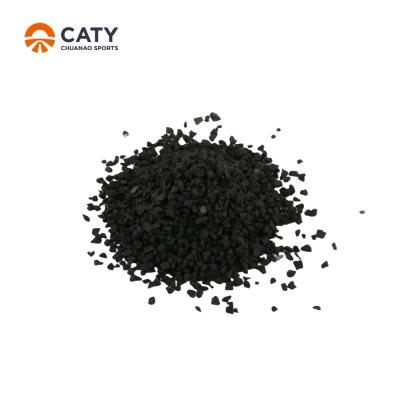 China Anti UV Black SBR Rubber Granules Multipurpose For Running Tracks for sale