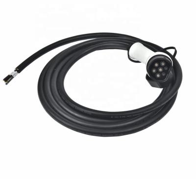 China 22KW 32A 480V IEC 62196-2 Extension Type 2 Tethered Cable For EV Charger for sale