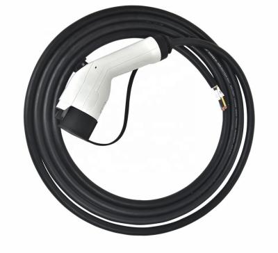 China 7KW 32Amp Tethered Lead Plug EV Charger Cable for sale