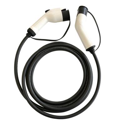 China Copper Alloy  EV Charging Cable Mode 3 Type 1 To Type 2 16A 32A for sale