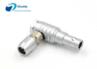 China Lemo Right Angle FHG 6 Pin Connector 0B 1B 2B 6pin Elbow Male Plug for sale