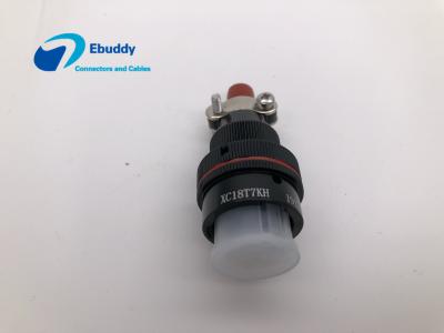 China 7 Pin Military Circular Connectors , IP50 Female Aviation Connector XC18T7KH for sale