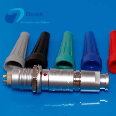 China 3pin Male Female Circular Cable Connectors Lemo FGG EGG 303 With Color Full Jacket for sale