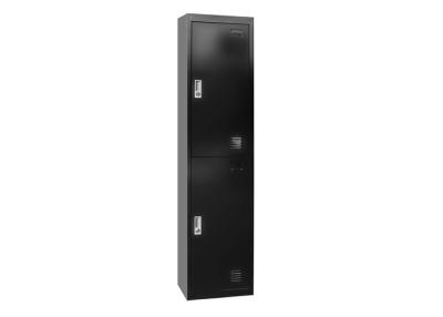 China Office 2 Door KD Metal Storage Locker Cabinet for sale