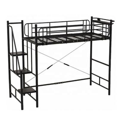 China Knock Down 2 Layers Steel Metal Bunk Bed Frame for sale