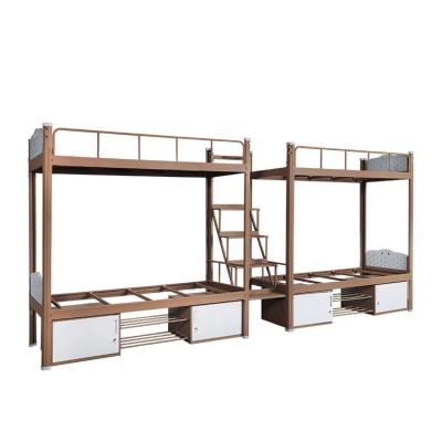 China Bedroom Rust Proof RAL Card  Metal Bunk Bed Frame for sale