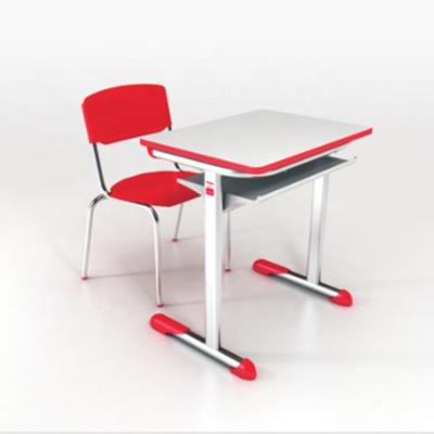 China Muchn Polished Plastic Childs School Desk And Chair for sale