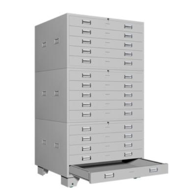 China 15 Drawer Odm 0.096cbm Locking Lateral File Cabinet For Office School Home for sale