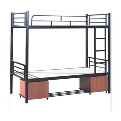 China Double Tiers Queen Size Heavy Duty Steel Metal Bunk Bed for sale