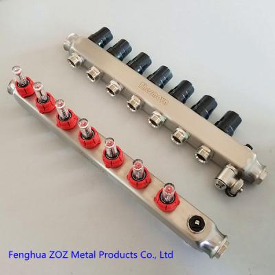 China Manifold for water circulation floor heating system，Water Manifold Radiant Floor Heating System for sale