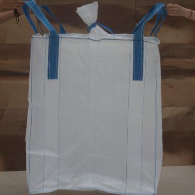 China 1000kg 100% PP FIBC Bulk Bag Customized Jumbo Big Bag Flexiable Container For Grain, Seed, Fertilizer, Coffee Beans for sale